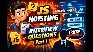 JavaScript Hoisting Interview Questions | Real Examples + Explanation (Part 1)