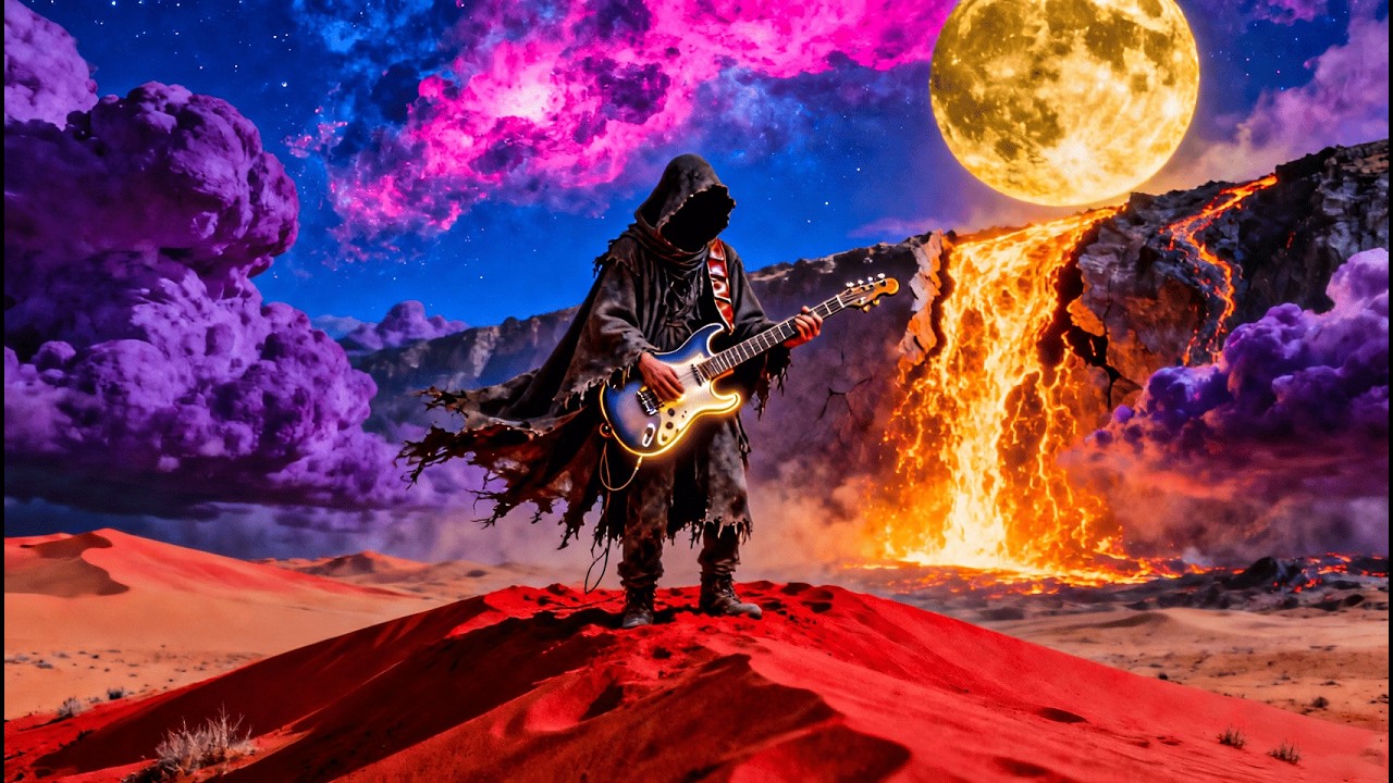 Desert Blues Psych Rock | Chill Guitar Instrumental