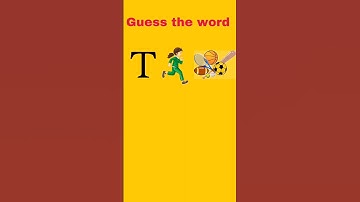 Visual puzzle challenge: decode the correct word #challenge #language #game