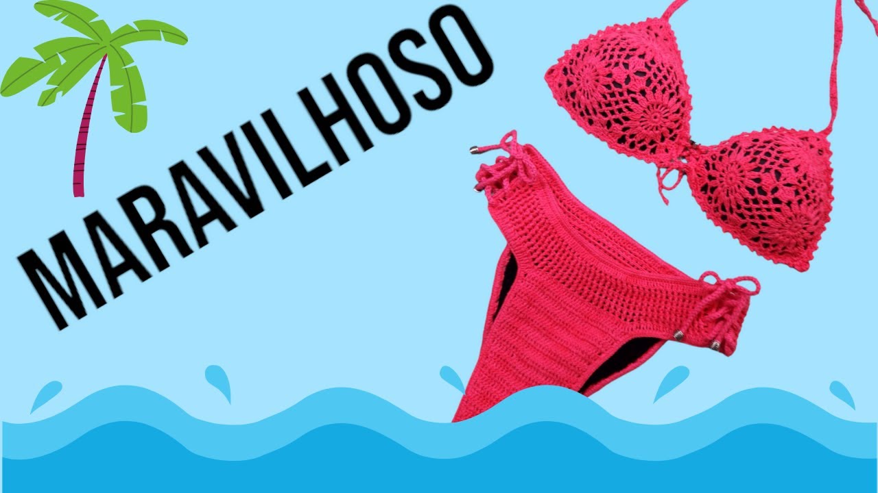 Biquini de crochê parte 2 #comofazer #artesanato #brasil #crochet #diy #ganhedinheiro# vendemuito