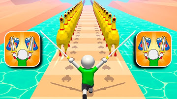 twin blade slicer iOS, Android gameplay walkthrough part 1