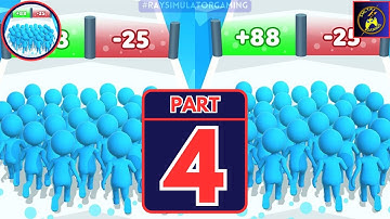 Count Masters: Crowd Clash & Stickman running game-Gameplay Walkthrough Part 4 (Lv 40-54) NEW UPDATE