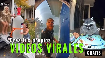 CÓMO CREAR VIDEOS CORTOS VIRALES 🚀 con SORA 2 IA GRATIS (Tutorial Paso a Paso) 🤯