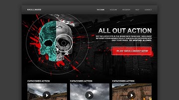 Design a Game Website Mockup in Photoshop CC (Part 2)