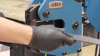 How to Shrink and Stretch Metal  Great Tool for Metal Fabrication  Baileigh Shrinker and Stretcher