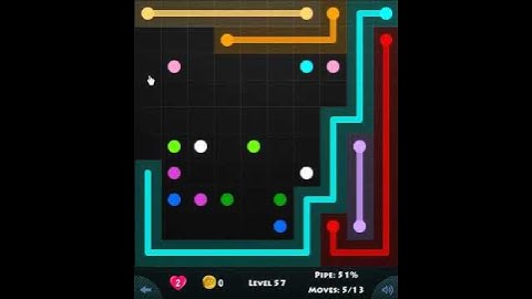 flow game facebook - 10 x 10 mania level 57 Connect the dots