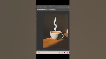 Create Smoke Effect on Tea | Adobe Photoshop | Shorts | SK Designs