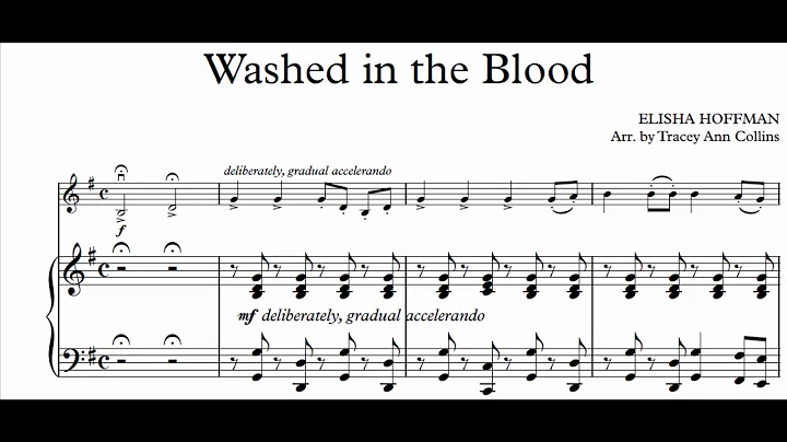Washed in the Blood - Tracey Ann Collins Vln & Pno