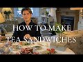 How to make Tea Sandwiches - Plus my recipe for a Classic Victoria Sponge Cake