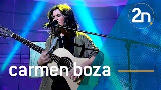 Video thumbnail of "Carmen Boza canta “Un golpe de suerte” en La 2 Noticias"