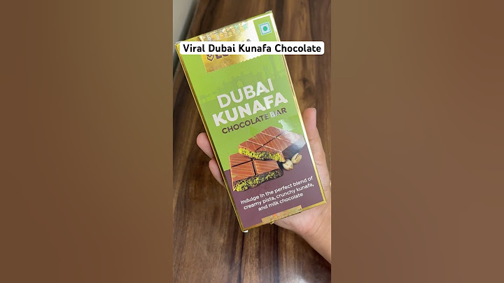 Dubai Viral Kunafa Chocolate Unboxing