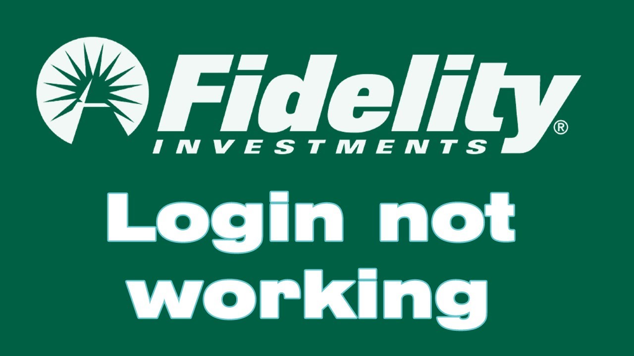 Log in Error : r/fidelityinvestments