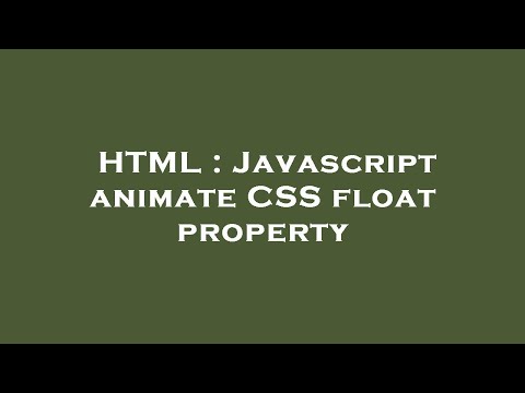 HTML : Javascript