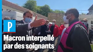 Visite à la Pitié Salpètrière  : Macron a promis une revalorisation 