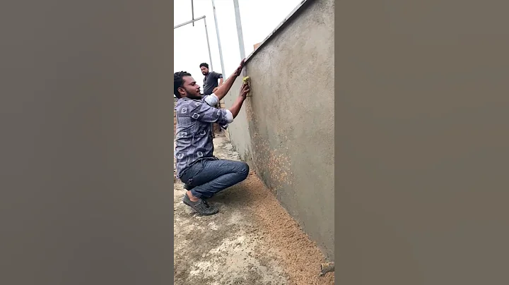 spunch plaster 💯 #construction #shorts #shortfeed