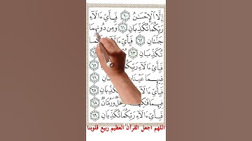 سورة الرحمن من الاية 58 الى الاية 65 #explore #اكسبلور #holyquran #islamictext