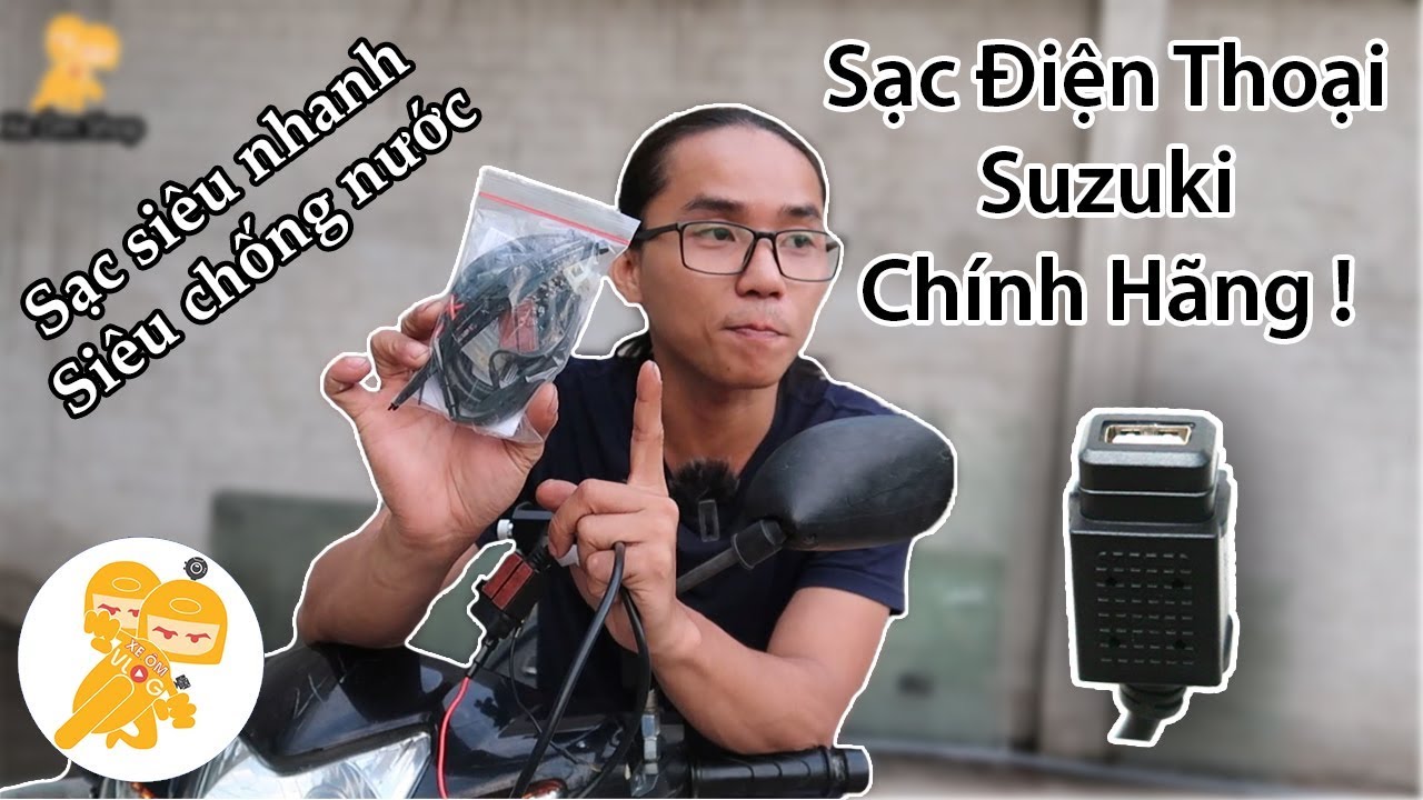 Sạc điện thoại gắn vào dây điện trên xe máy moto H17  Lazadavn