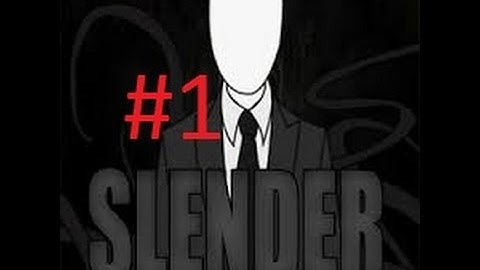 Sploder Slender #1: I AM FREAKED OUT!!