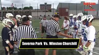 Severna Park Vs. Winston Churchill 4A3A Lacrosse State Championship Maryland Sports Access