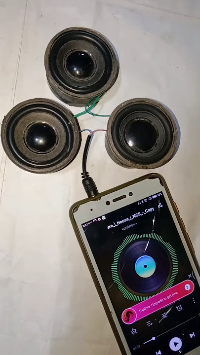 AUX cable se 3 speaker bajao #viral #tech dk experiment