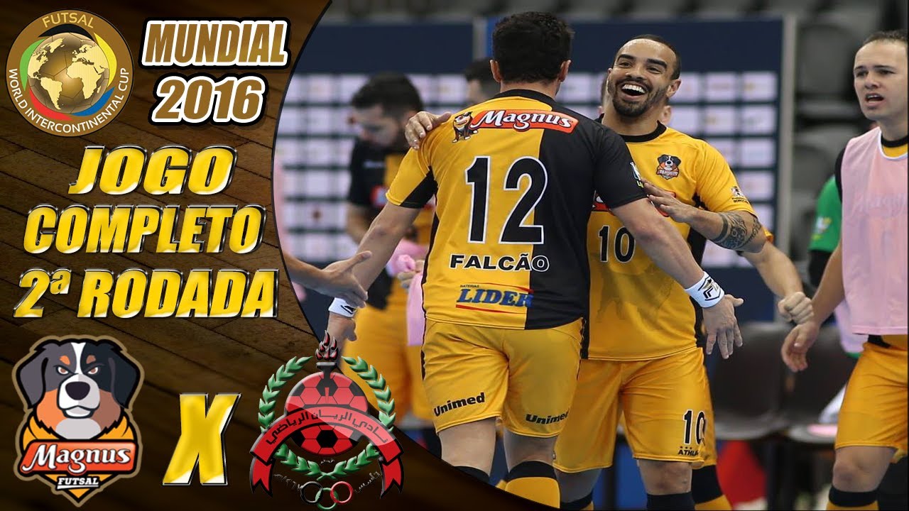 Jogo Completo Magnus Futsal 2 x 4 Al Rayyan - 2ªRodada Intercontinental de Futsal 2016 (25/06/2016) futsal academy