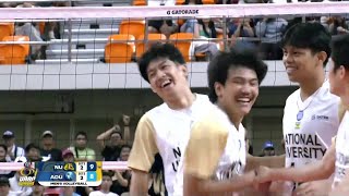 NU 9-0 RUN 🐾 vs AdU in Set 5 | UAAP Season 88 Men’s Volleyball Round 2