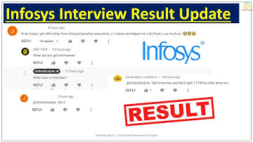 Infosys Interview Result Out | Written Test 23/01/2022 | Many Students Got Result
