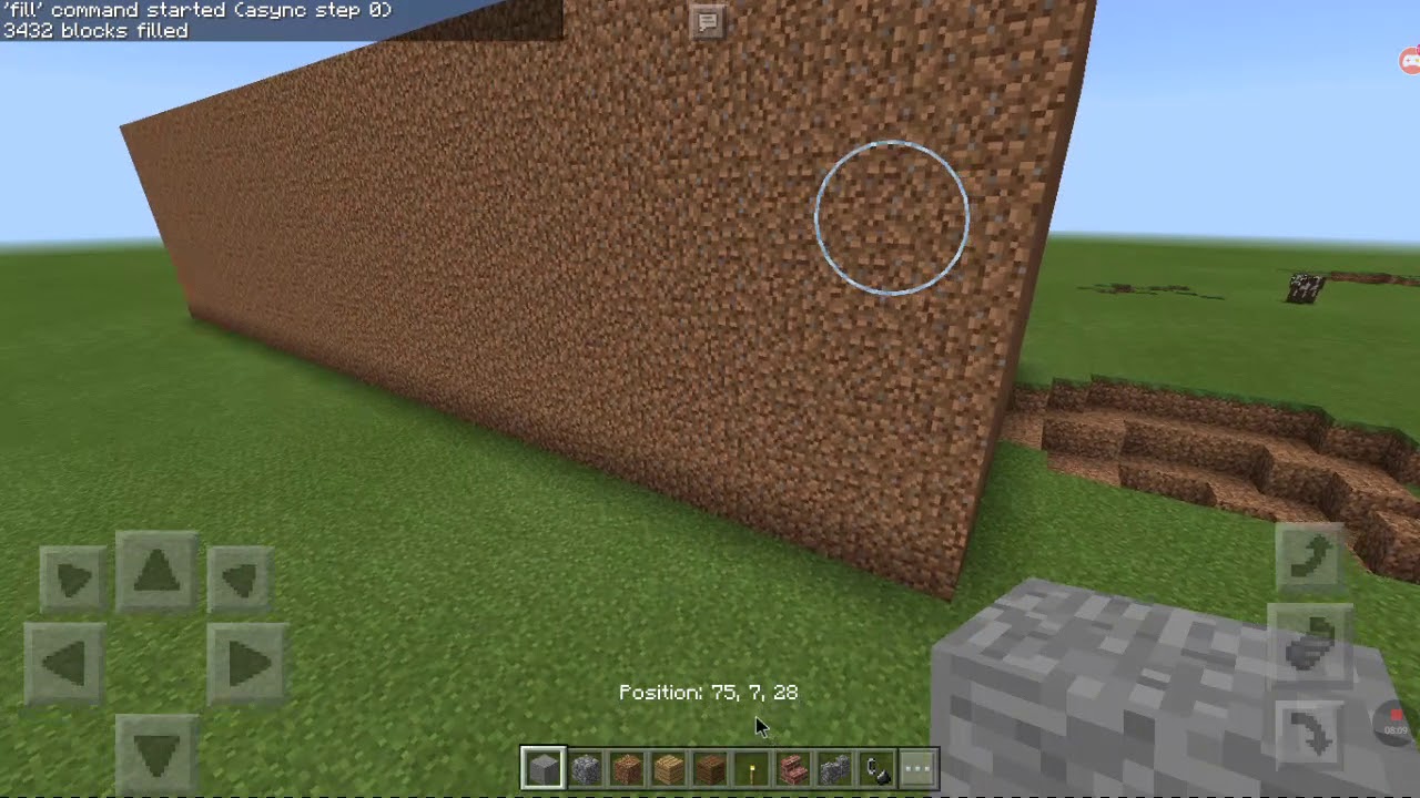 Using The Fill Command In Minecraft Minecraft Pe Youtube