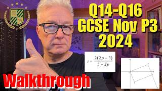 EDEXCEL GCSE Paper 3 November 204 Q14-Q16 | Walkthrough