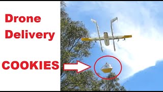 Drone delivering cookies - Australia