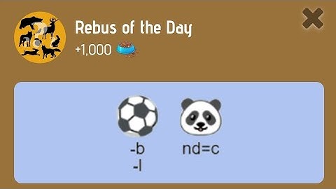 Rebus Of The Day Zoo 28 January | Zoo Rebus Of The Day | Riddle Of The Day Zoo 28 January