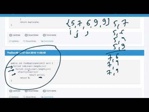 Find Duplicate in Integer Array
