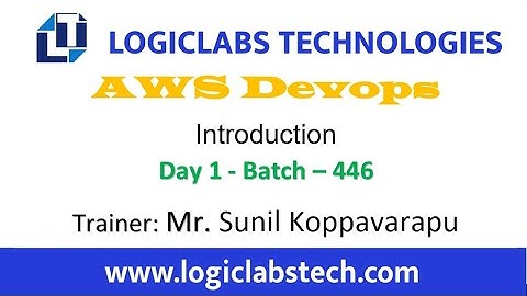 AWS Devops (Day 1) (Batch - 446)