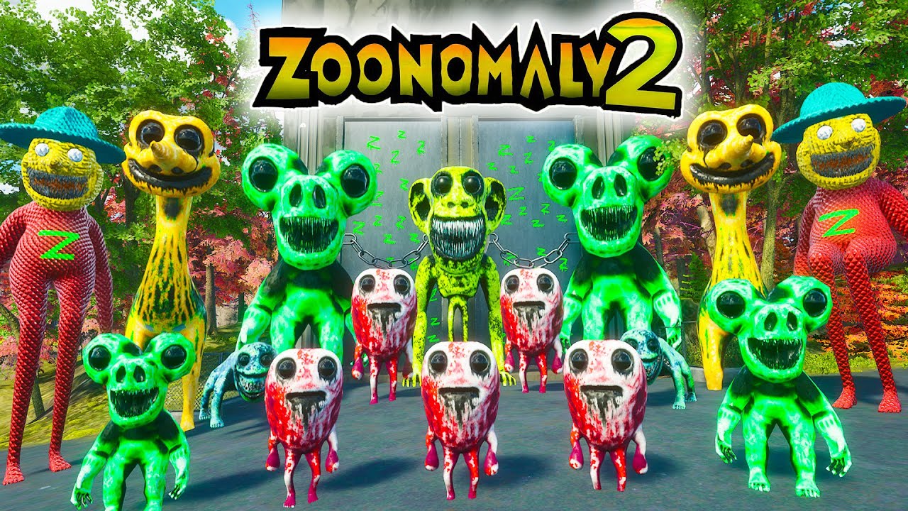 Zoonomaly 2 - ALL MONSTERS - ALL JUMPSCARES vs MOBILE vs MINECRAFT and ...