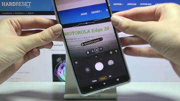 How to Manage Camera Leveler in MOTOROLA Edge 20 – Horizontal Line