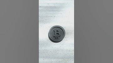 3D PRINTED BITCOIN ₿ #BTC #3DPrinting #Shorts