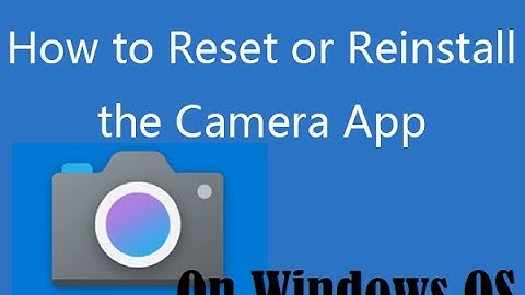 How to reset camera on windows 10 ||8 ||8.1 Simple steps #camera reset on windows