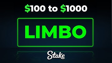 $100 TO $1000 LIMBO CHALLENGE (Stake)