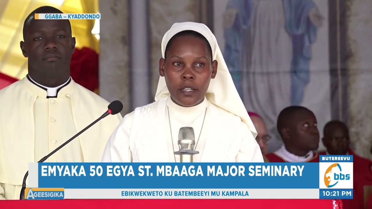 Okujaguza Emyaka 50 egya St. Mbaaga Major Seminary, Ssaabasumba y’Akulembeddemu Mmisa y’Ebikujjuko