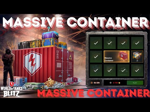 видео: massive container What do you get from it ??  WoT Blitz 💥🤔