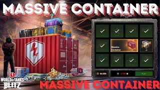 massive container WoT Blitz ● What do you get from it ?