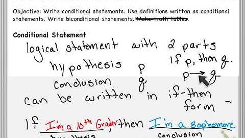 Geom 2.1 Conditional Statements
