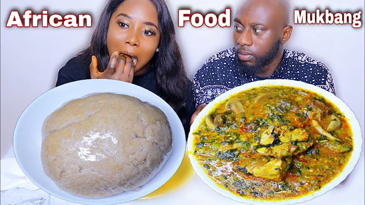 FIRST TO LICK THEIR FINGERS LOOSES CHALLANGE | FUFU AND OKRA SOUP MUKBANG