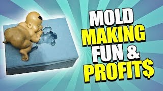 Easy Silicone Mold Making Tutorial for Fun and Profit || Full Child Body Mold Making