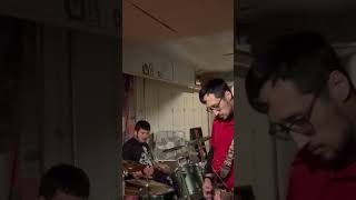 Me and my buddy writing songs after work.