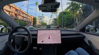 My Tesla Drives Me to the Century City Mall