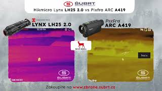 Hikmicro Lynx LH25 2.0 vs Pixfra ARC A419 - Srnčí 80m, 150m, 300m | Zbraně Šubrt | FullHD