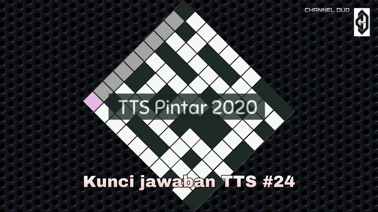 Kunci Jawaban Tts 24 Level 24 Tts Pintar 2020 Youtube