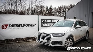 Acceleration 2017 AUDI Q7 3.0TDI 218PS VS 301PS/648Nm by DIESELPOWER www.dp-race.com