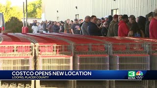 New Loomis Costco draws hundreds for opening day deals